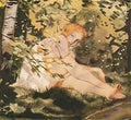 Konstantin Somov girl under the sun Art A4 Photo Print