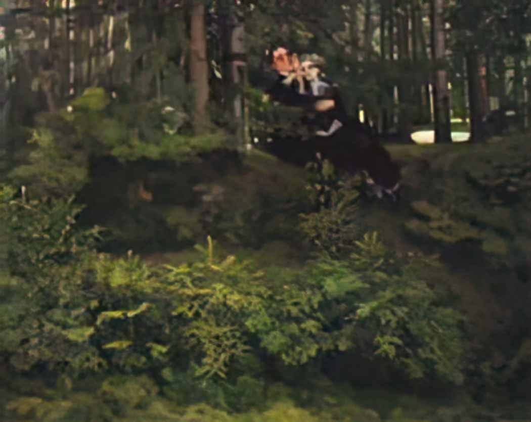 Konstantin Somov in the forrest 1 Art A4 Photo Print UK