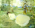 Konstantin Somov in the forrest Art A4 Photo Print