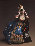 Konstantin Somov lady taking off a mask Art A4 Photo Print UK