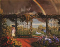 Konstantin Somov landscape with a rainbow 1915 Art A4 Photo Print