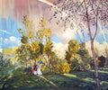 Konstantin Somov landscape with a rainbow 1919 Art A4 Photo Print