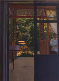 Konstantin Somov on the balcony Art A4 Photo Print