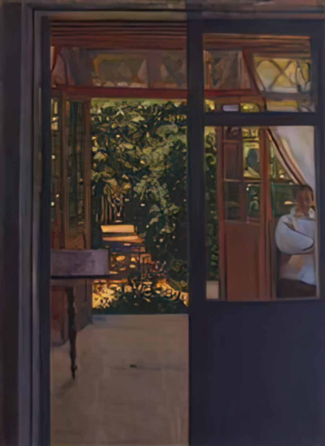 Konstantin Somov on the balcony Art A4 Photo Print