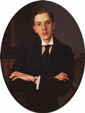 Konstantin Somov portrait of e mihaylov Art A4 Photo Print UK