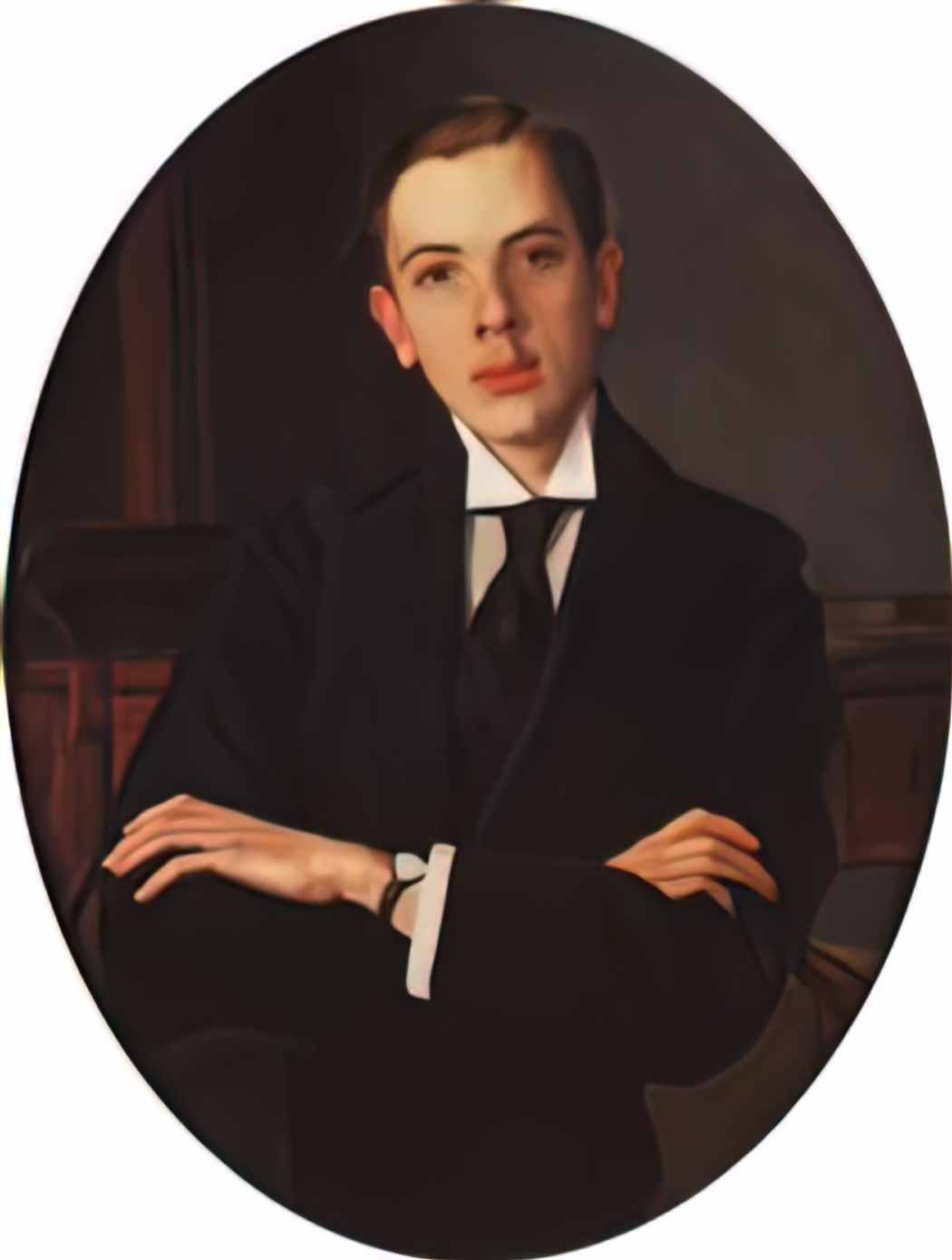 Konstantin Somov portrait of e mihaylov Art A4 Photo Print UK