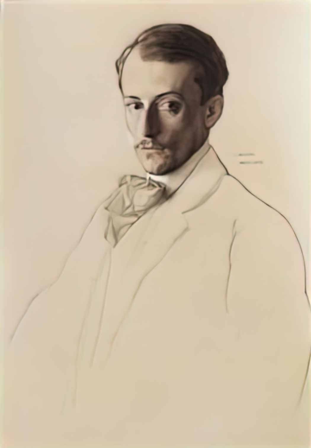 Konstantin Somov portrait of eugine lanceray Art A4 Photo Print UK