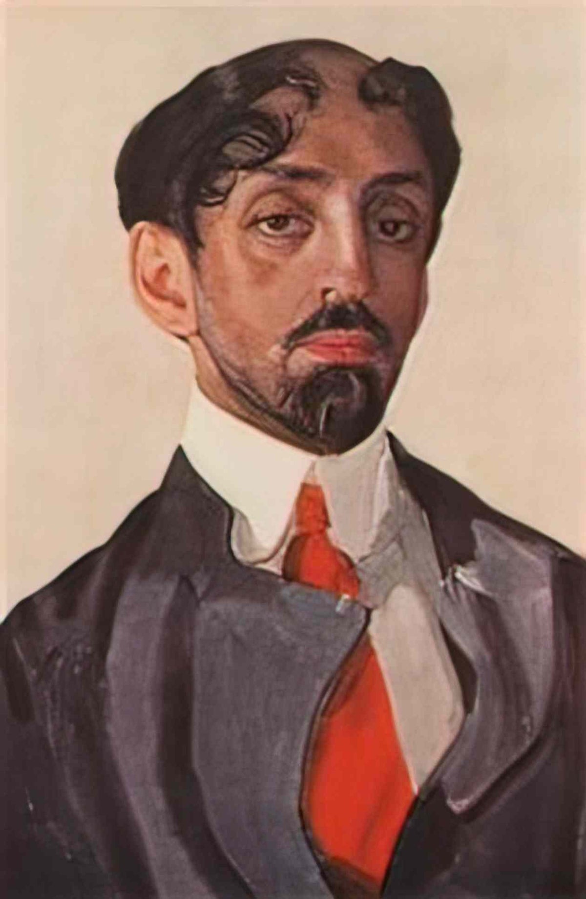 Konstantin Somov portrait of mikhail kuzmin 1909 Art A4 Photo Print