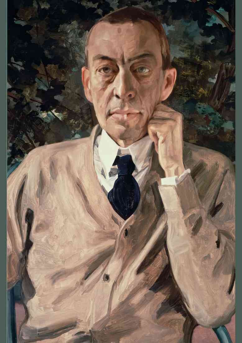 Konstantin Somov portrait of the composer sergei rachmaninov A4 Photo Print