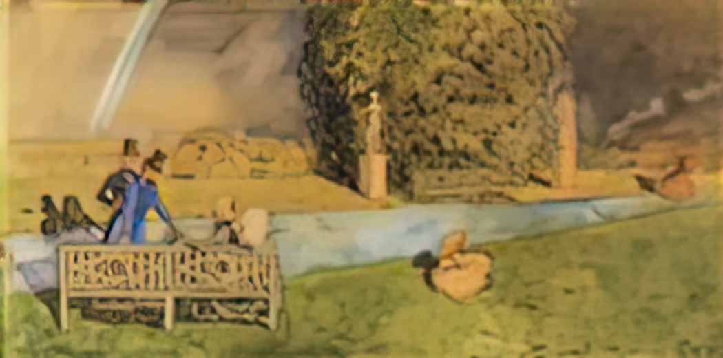 Konstantin Somov promenade after rain 1 Art A4 Photo Print