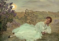 Konstantin Somov repose at sunset Art A4 Photo Print UK