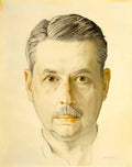 Konstantin Somov self portrait 1921 Art A4 Photo Print
