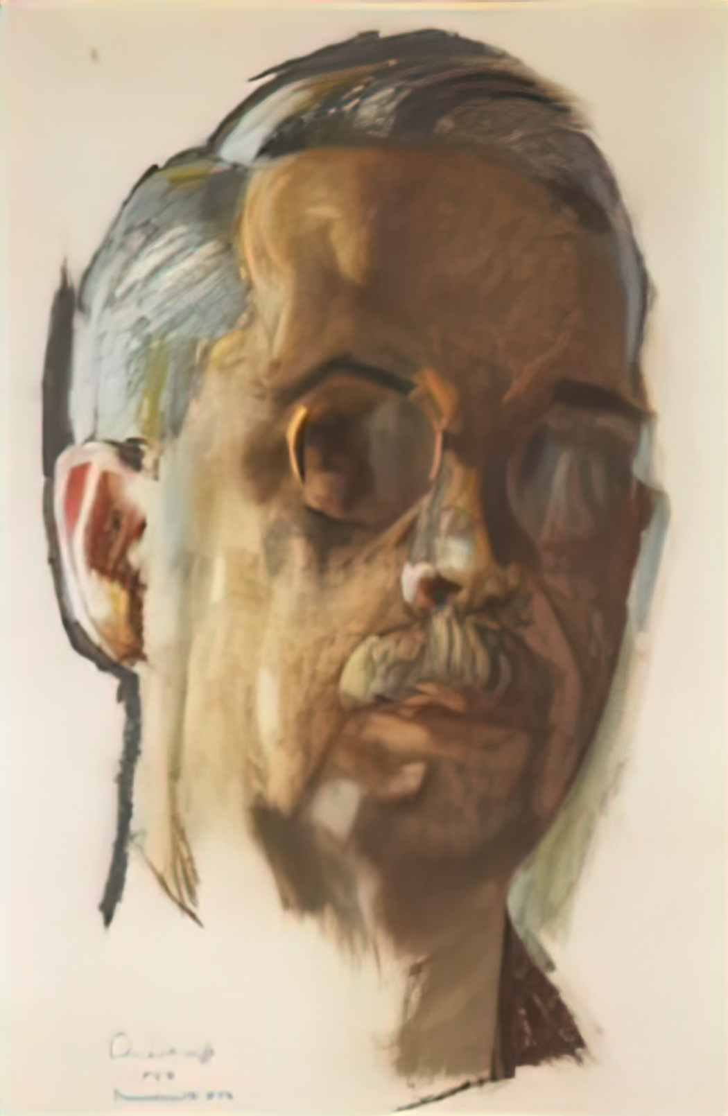 Konstantin Somov self portrait 3 Art A4 Photo Print