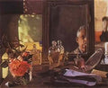 Konstantin Somov self portrait in the mirror 1 Art A4 Photo Print