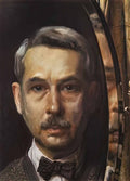 Konstantin Somov self portrait in the mirror Art A4 Photo Print UK