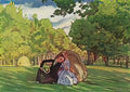Konstantin Somov summer Art A4 Photo Print