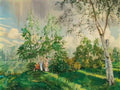 Konstantin Somov the rainbow Art A4 Photo Print