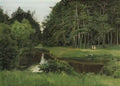 Konstantin Somov twilight in the old park Art A4 Photo Print