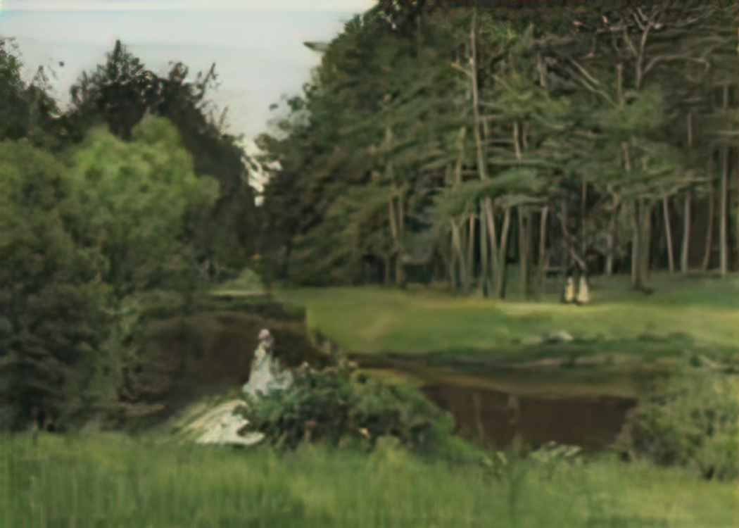 Konstantin Somov twilight in the old park Art A4 Photo Print UK