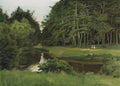 Konstantin Somov twilight in the old park Art A4 Photo Print