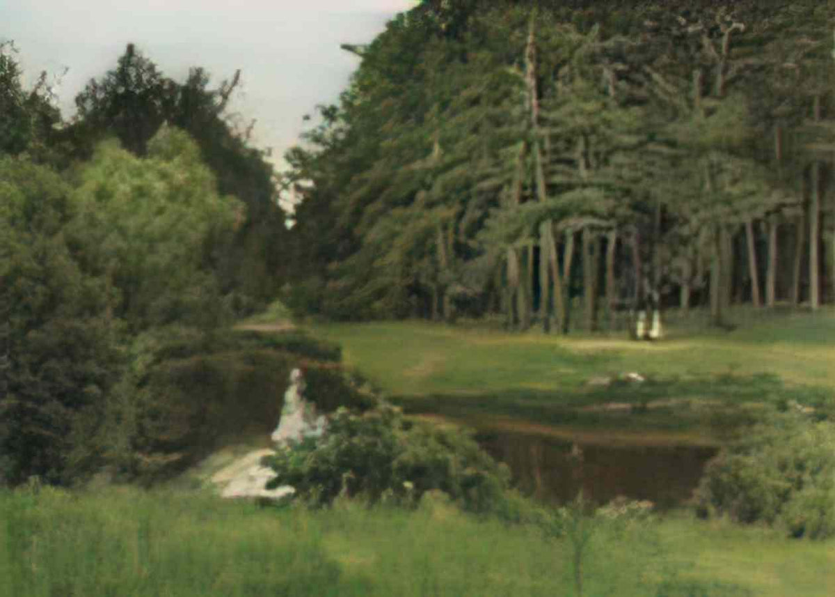 Konstantin Somov twilight in the old park Art A4 Photo Print