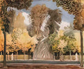 Konstantin Somov versailles park in autumn Art A4 Photo Print