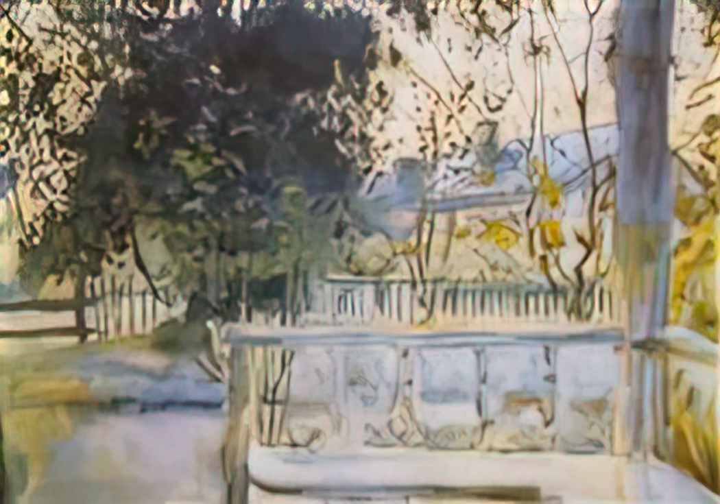 Konstantin Somov white night sergievo Art A4 Photo Print UK