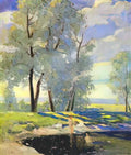 Konstantin Yuon bathing Art A4 Photo Print UK