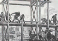 Konstantin Yuon building 1924 Art A4 Photo Print UK