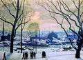 Konstantin Yuon industrial moscow 1949 Art A4 Photo Print