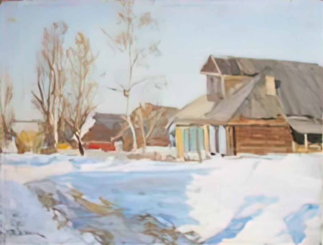 Konstantin Yuon ligachevo 1915 Art A4 Photo Print