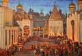 Konstantin Yuon mikhail fyodorovitch coronation at 1613 sobornaya squ Art A4 Photo Print
