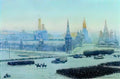 Konstantin Yuon moscow morning 1942 Art A4 Photo Print