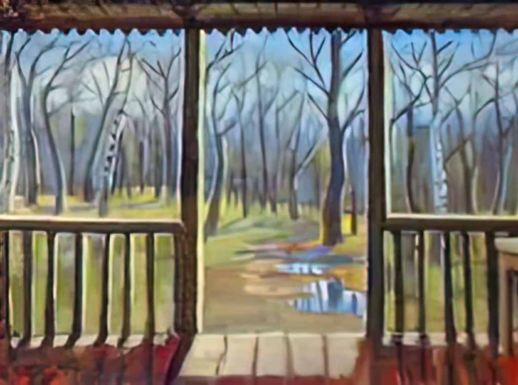 Konstantin Yuon open window 1947 Art A4 Photo Print UK