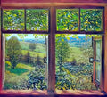 Konstantin Yuon open window ligachevo 1947 Art A4 Photo Print