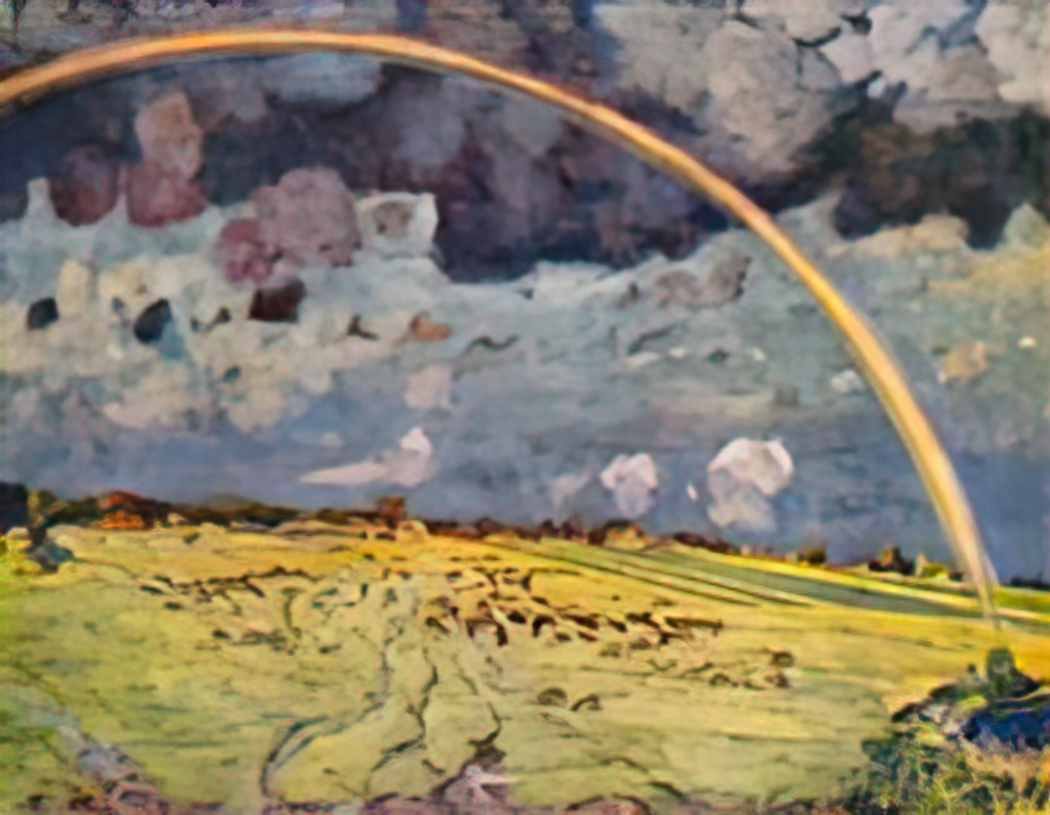 Konstantin Yuon rainbow ligachevo 1925 Art A4 Photo Print