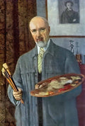 Konstantin Yuon self portrait 1953 Art A4 Photo Print