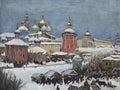 Konstantin Yuon sergiyev posad Art A4 Photo Print