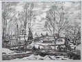 Konstantin Yuon sergiyev posad march 1923 Art A4 Photo Print UK