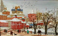 Konstantin Yuon sergiyev posad zagorsk Art A4 Photo Print