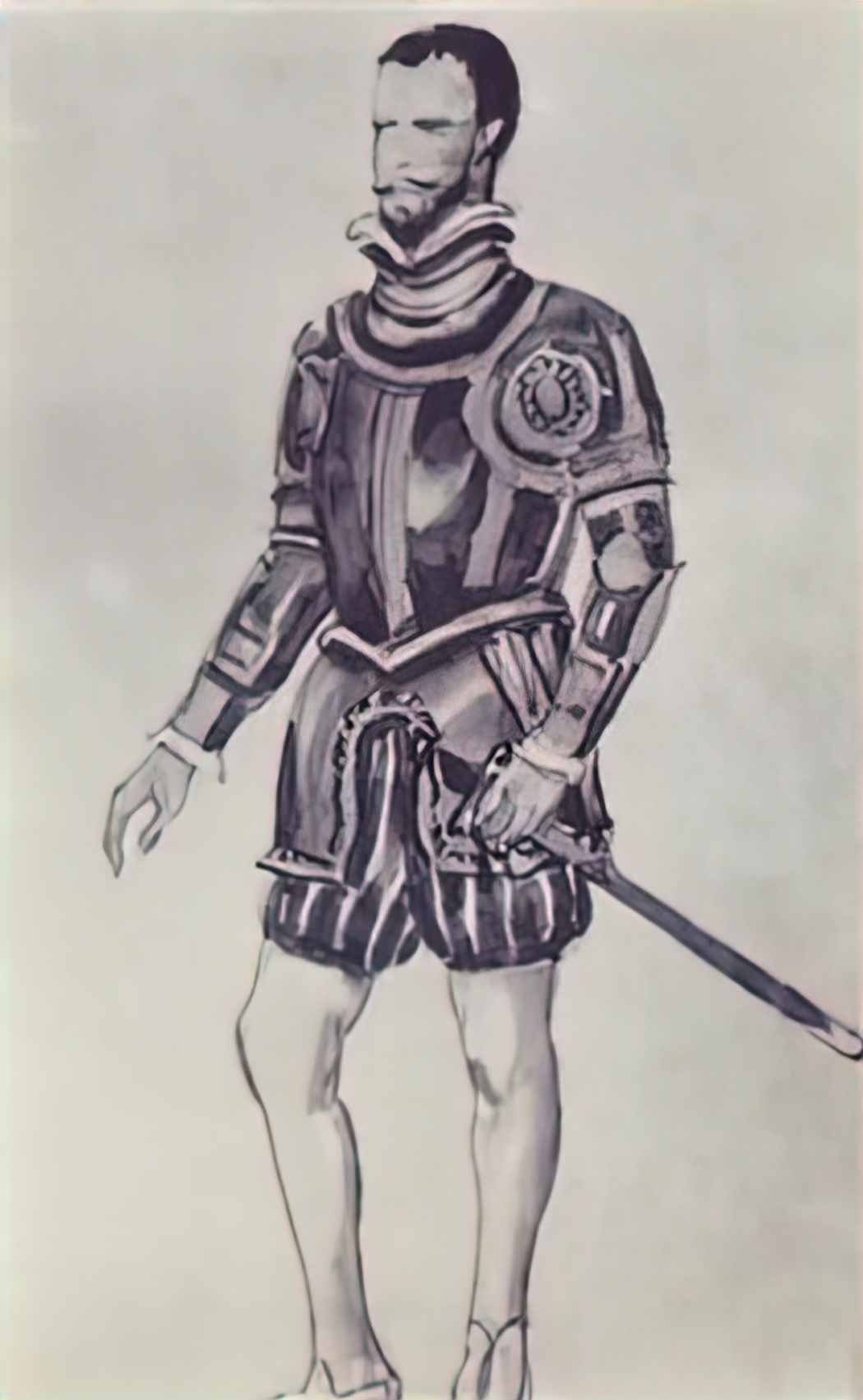 Konstantin Yuon sketch for glinka s opera ivan susanin guest 1944 Art A4 Photo Print UK