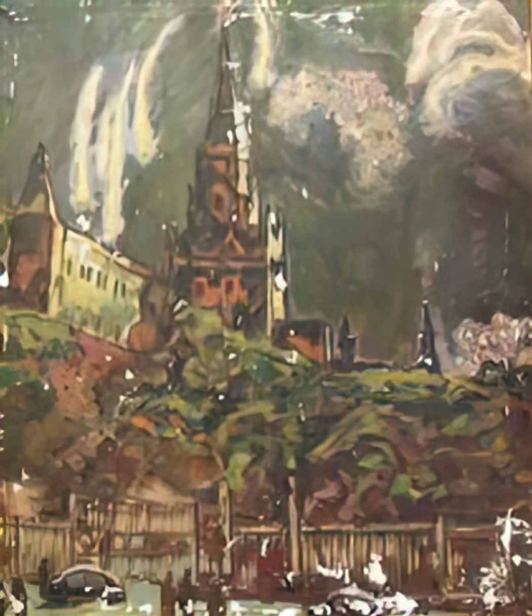 Konstantin Yuon stage design the red square Art A4 Photo Print