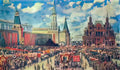 Konstantin Yuon the 1st may demonstration on the red square at 1929 1 Art A4 Photo Print UK
