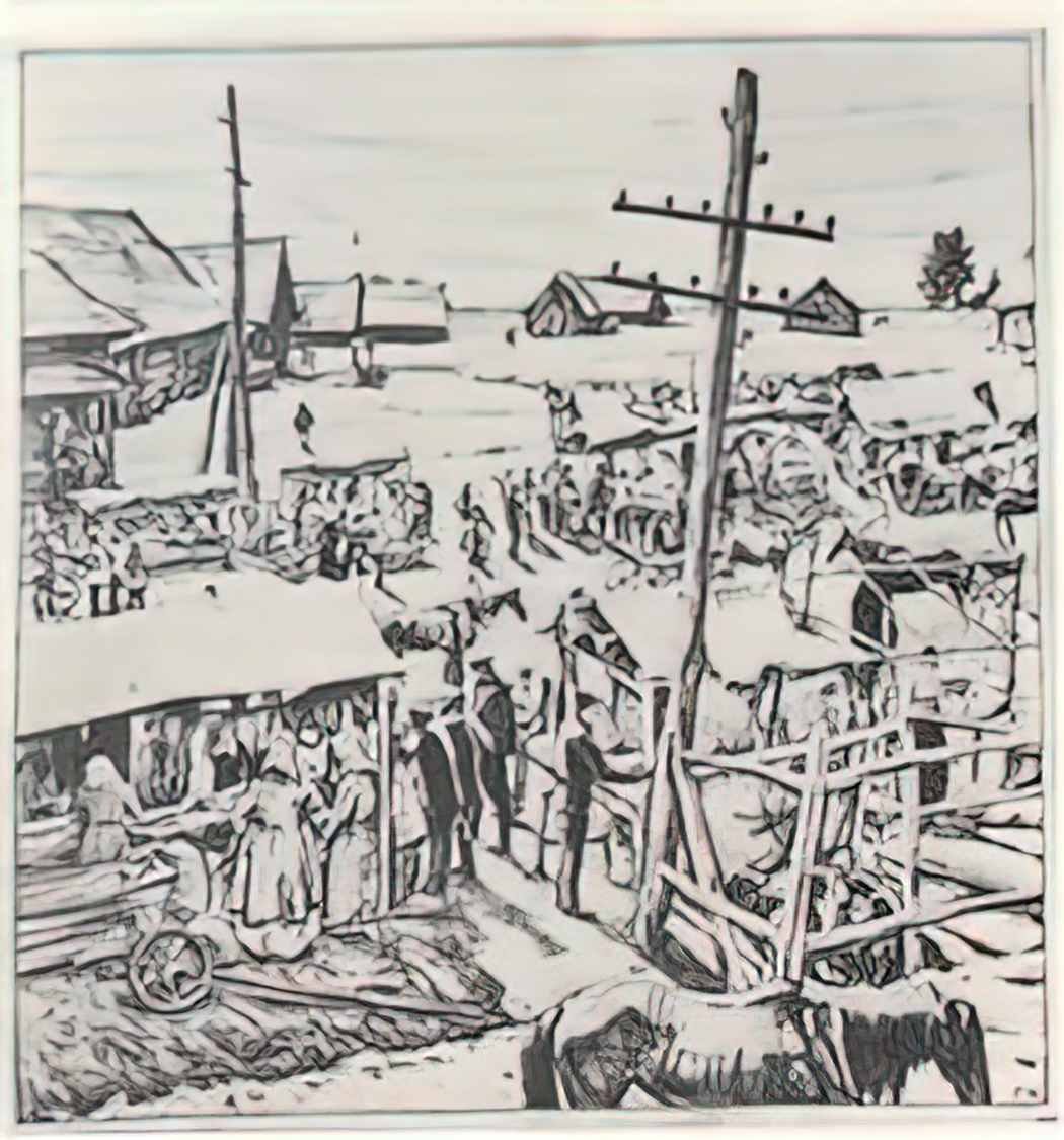 Konstantin Yuon the market s square 1923 Art A4 Photo Print