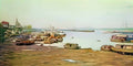 Konstantin Yuon the river pierce Art A4 Photo Print
