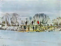 Konstantin Yuon the sawyers Art A4 Photo Print