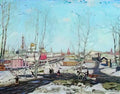 Konstantin Yuon the troitse sergiyev monastery in spring 1911 Art A4 Photo Print
