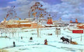 Konstantin Yuon troitse sergiyev monastery 1 Art A4 Photo Print