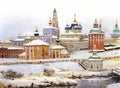 Konstantin Yuon troitse sergiyev monastery Art A4 Photo Print
