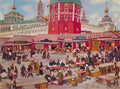 Konstantin Yuon troitsky tenements zagorsk Art A4 Photo Print UK